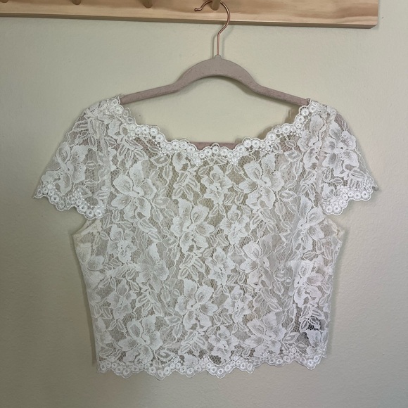 Tadashi Shoji Sydney BHLDN Wedding Topper - Picture 3 of 6